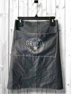 🌹Demdaco Dark Gray 'Let's Get Grillin'' Apron Skirt